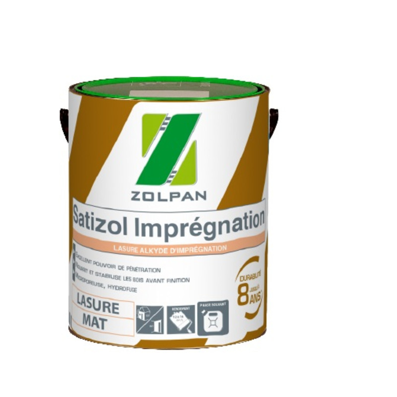 Lasure d'imprégnation : satizol impregnation - zolpan